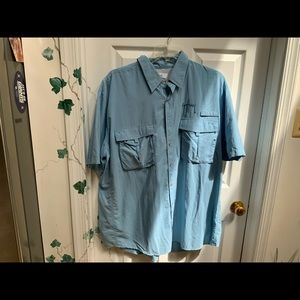 Guy Harvey Short Sleeve Button Up Sailfish Shirt